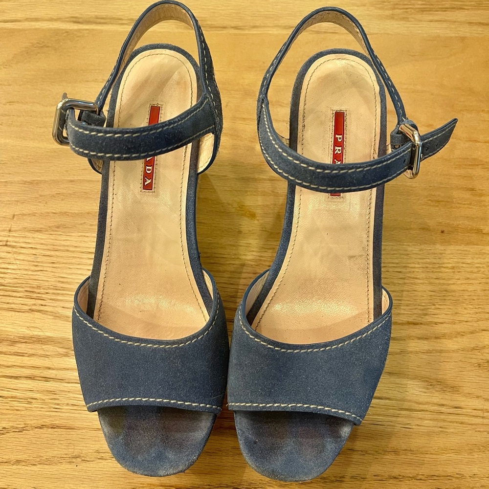 Prada Women's Navy Sandals